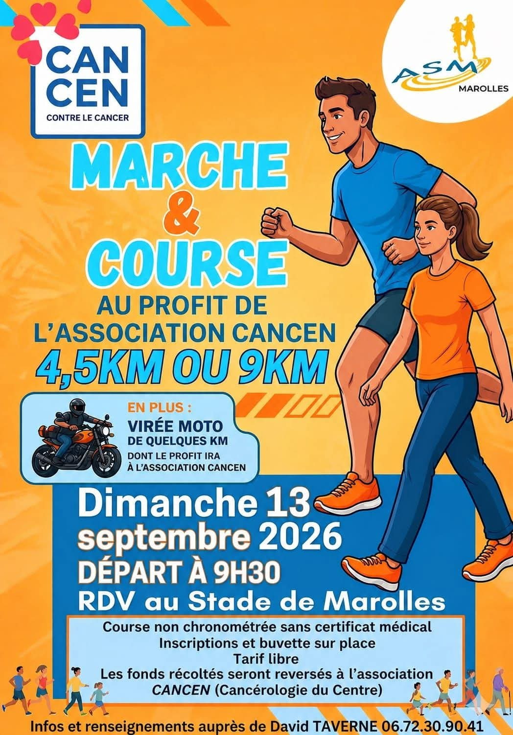 Marche et Course Dimanche 13 Septembre !