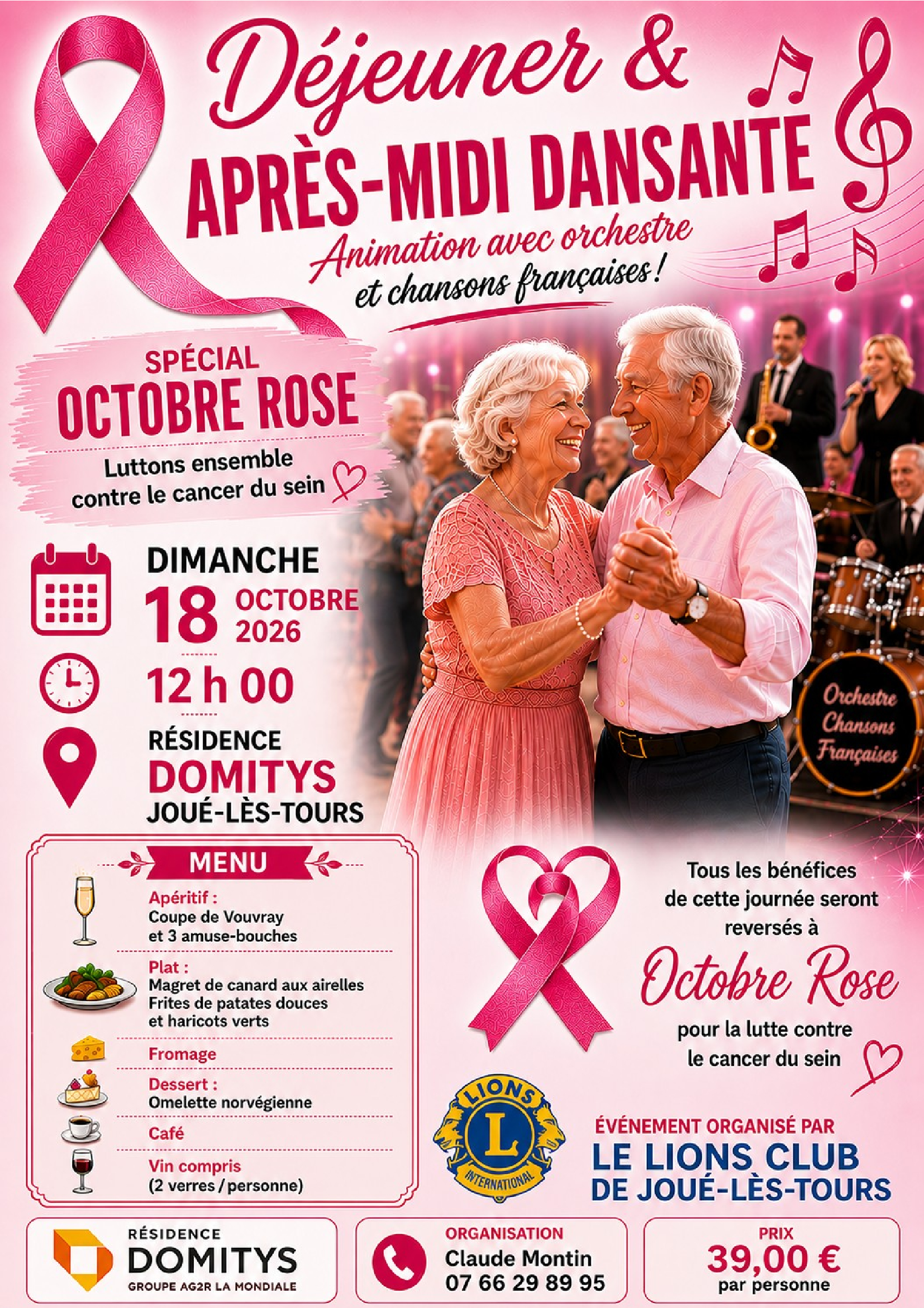 Octobre Rose résidence Domitys