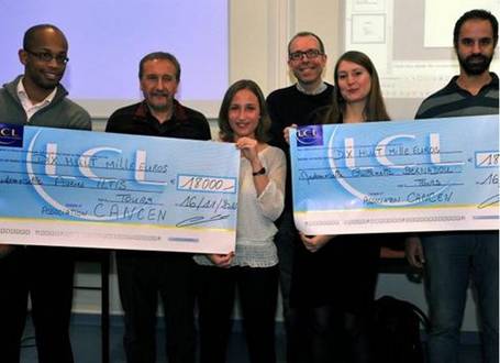 CANCEN - Remise de bourse à Aurore Iltis et Guillemette Benrardou