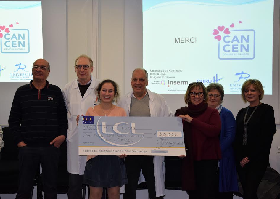 CANCEN - Bourse de 20.000€ donnée à Mme Diane Bressard Falewee