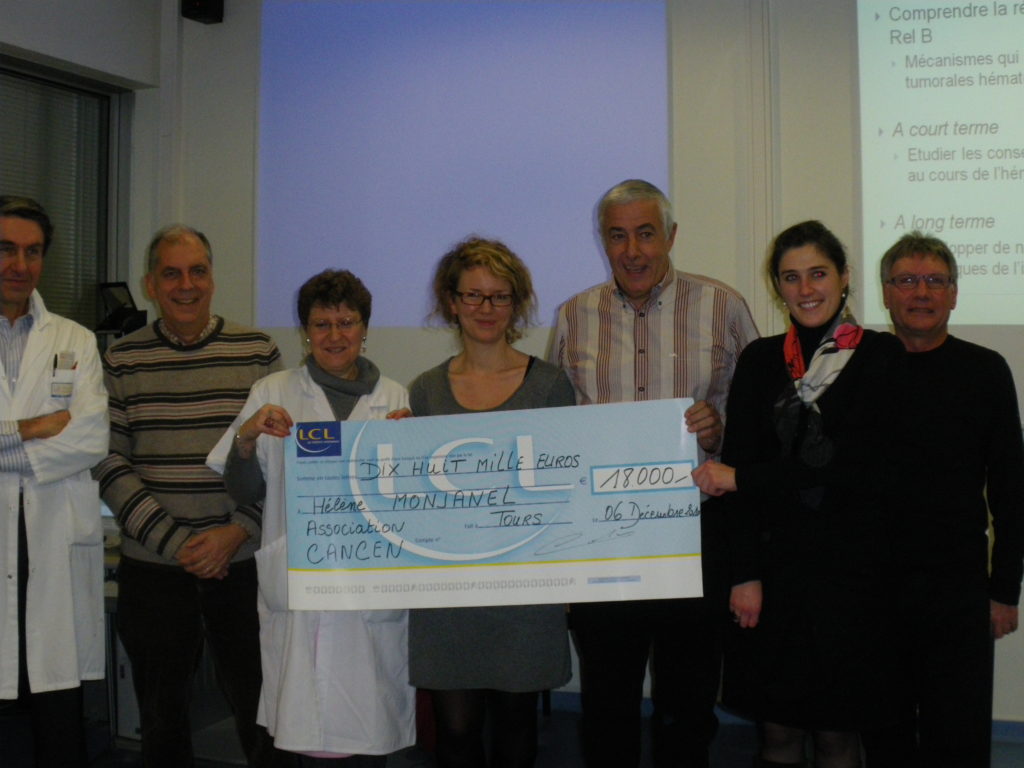 CANCEN - Remise d’une bourse à Madame Hélène Monjanel