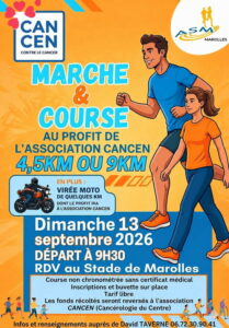 Marche et Course Dimanche 13 Septembre !
